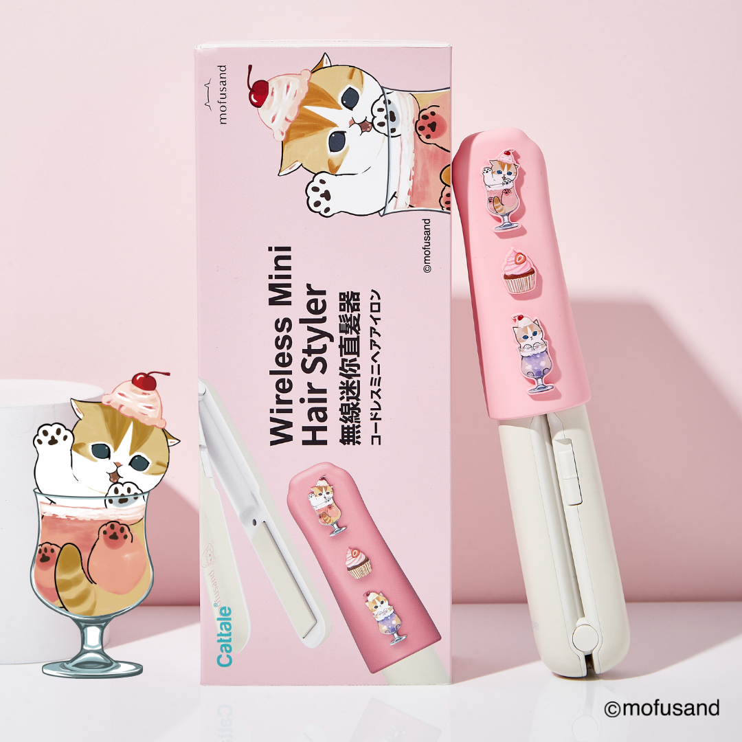 Mofusand Cordless Mini Hair Straightener