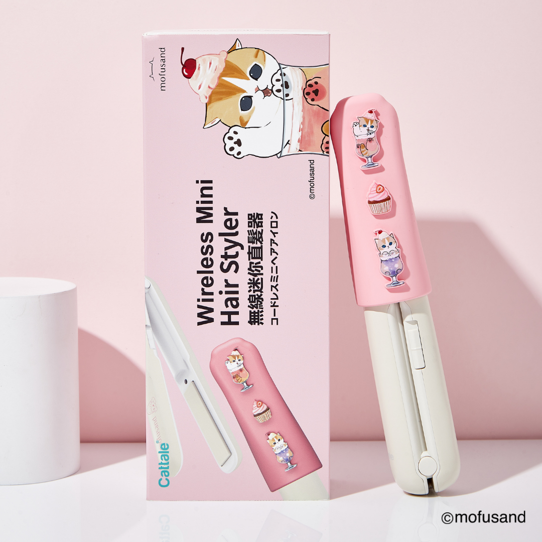 Mofusand Cordless Mini Hair Straightener