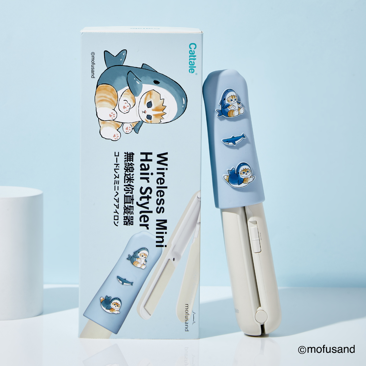 Mofusand Cordless Mini Hair Straightener