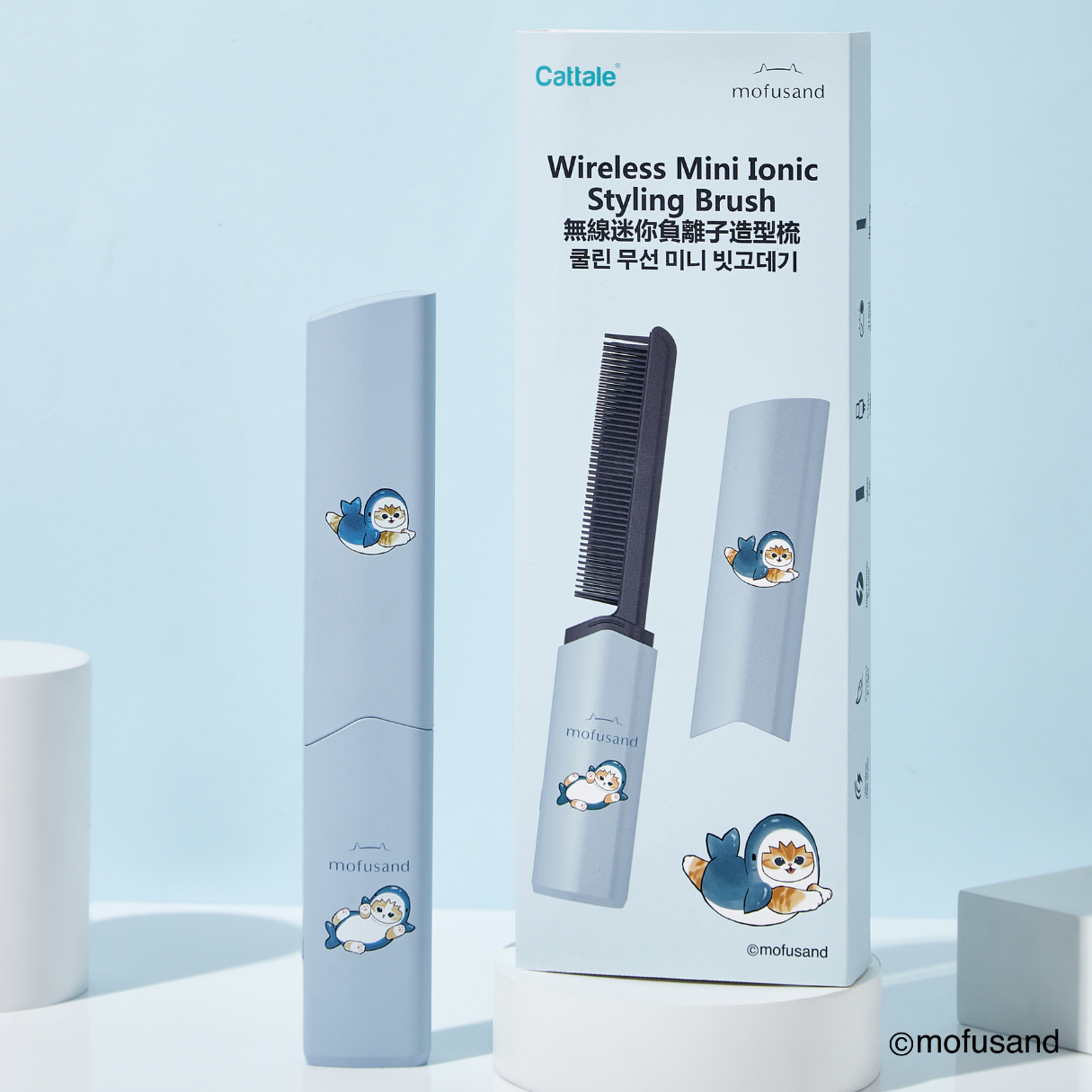 Coolean - CL604 - Korean Wireless Mini Ultra-thin Straightening Brush