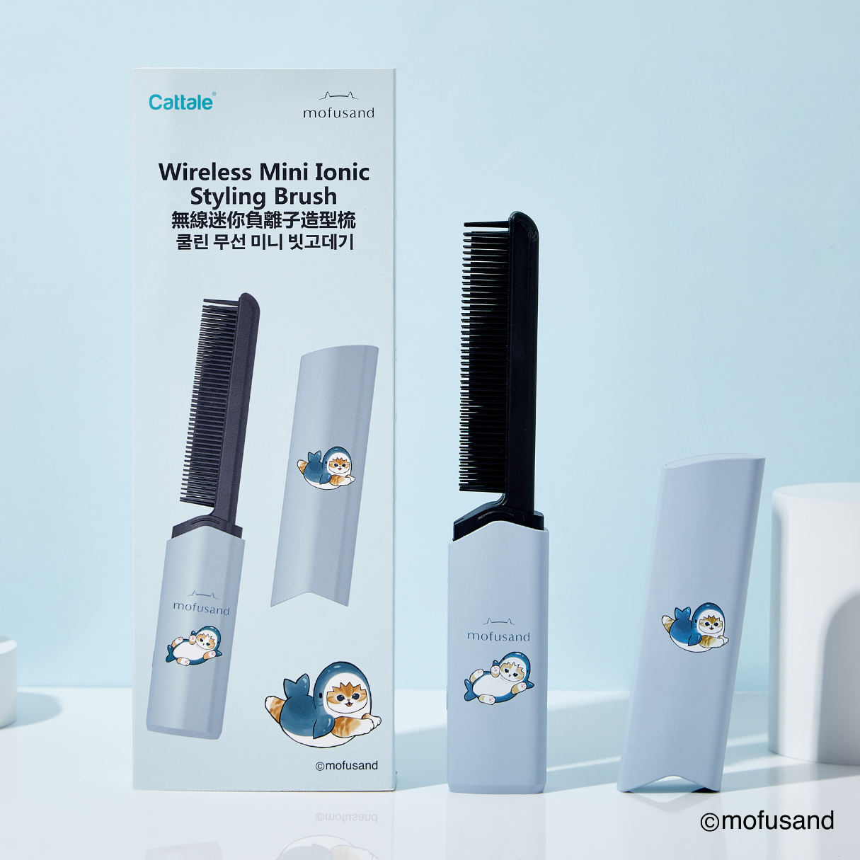 Coolean - CL604 - Korean Wireless Mini Ultra-thin Straightening Brush