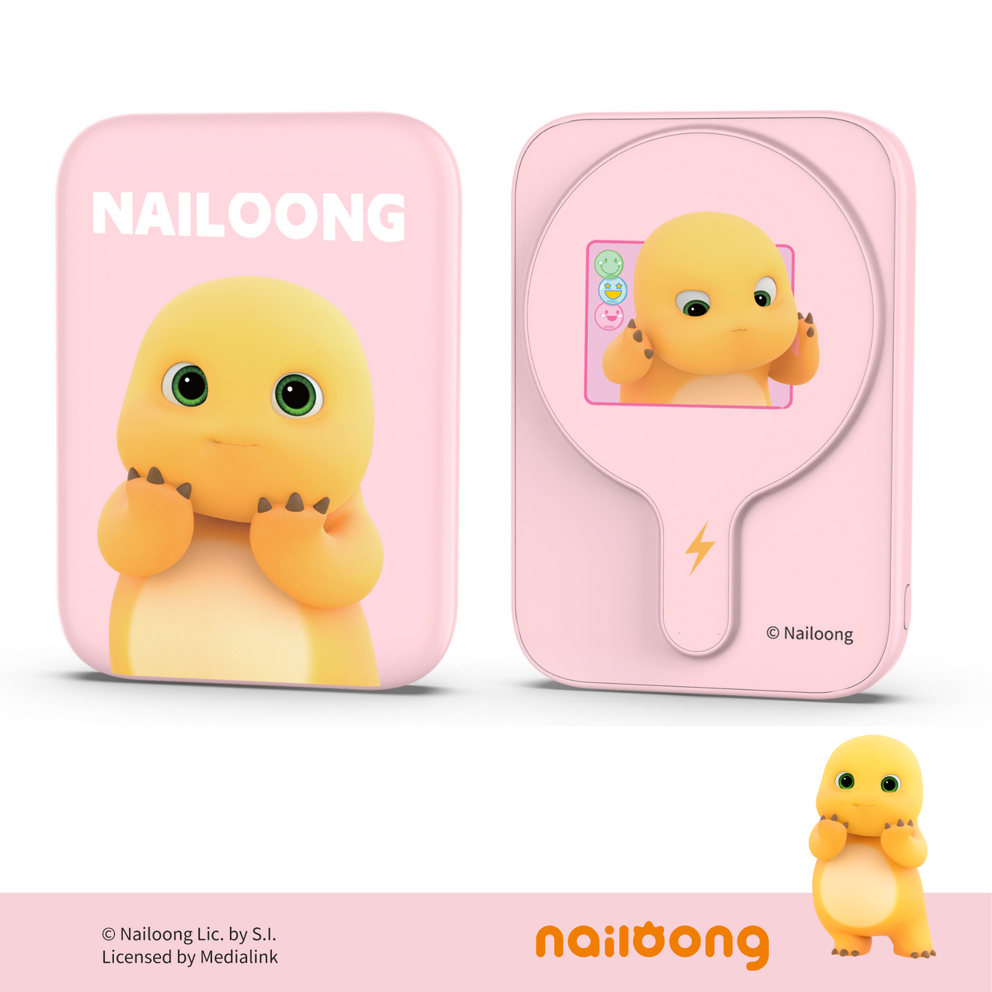 Nailoong - 2 in 1 Magnetic + PD3.0 5000mAh External Charger - Sweetheart
