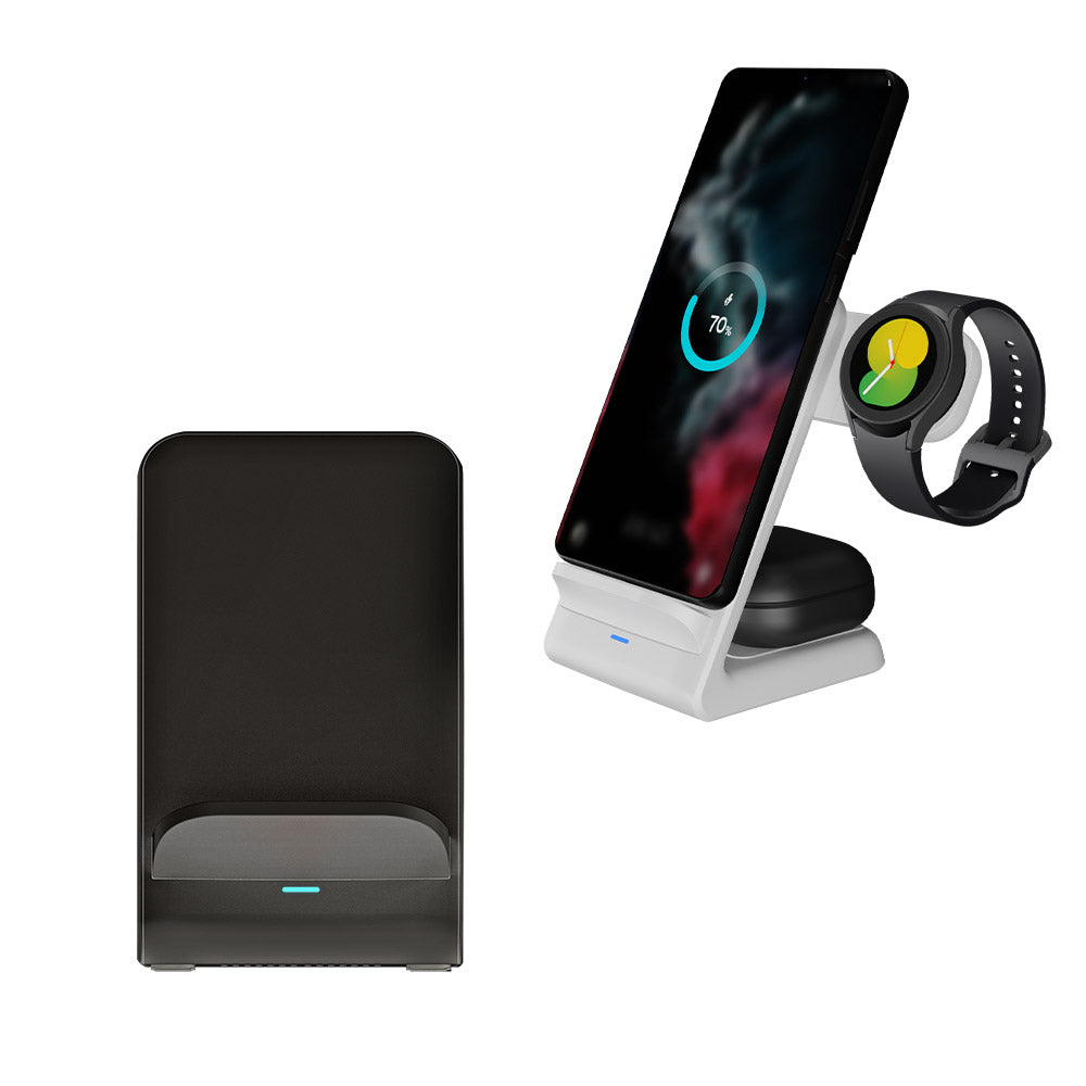 Coolean - SMODO-214 - 15W 3-in-1 Foldable Multi-Function Fast Wireless Charger