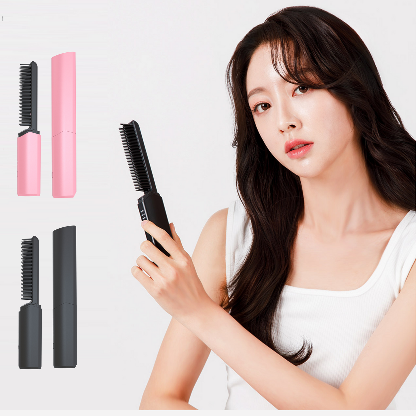 Coolean - CL604 - Korean Wireless Mini Ultra-thin Straightening Brush