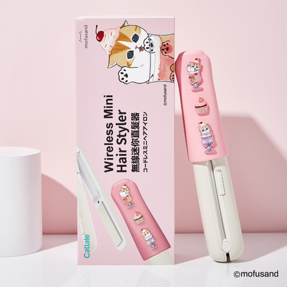 Mofusand Cordless Mini Hair Straightener