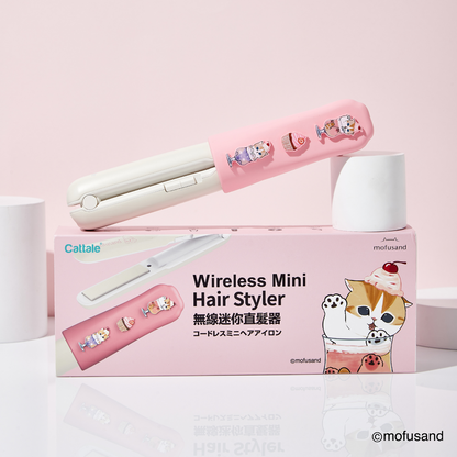 Mofusand Cordless Mini Hair Straightener