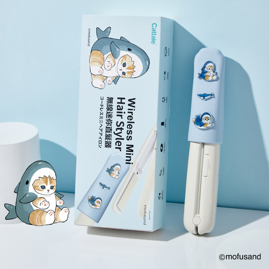 Mofusand Cordless Mini Hair Straightener