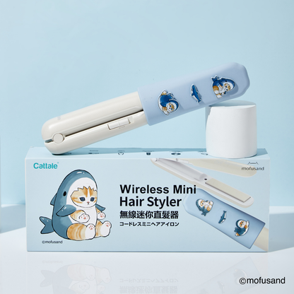 Mofusand Cordless Mini Hair Straightener
