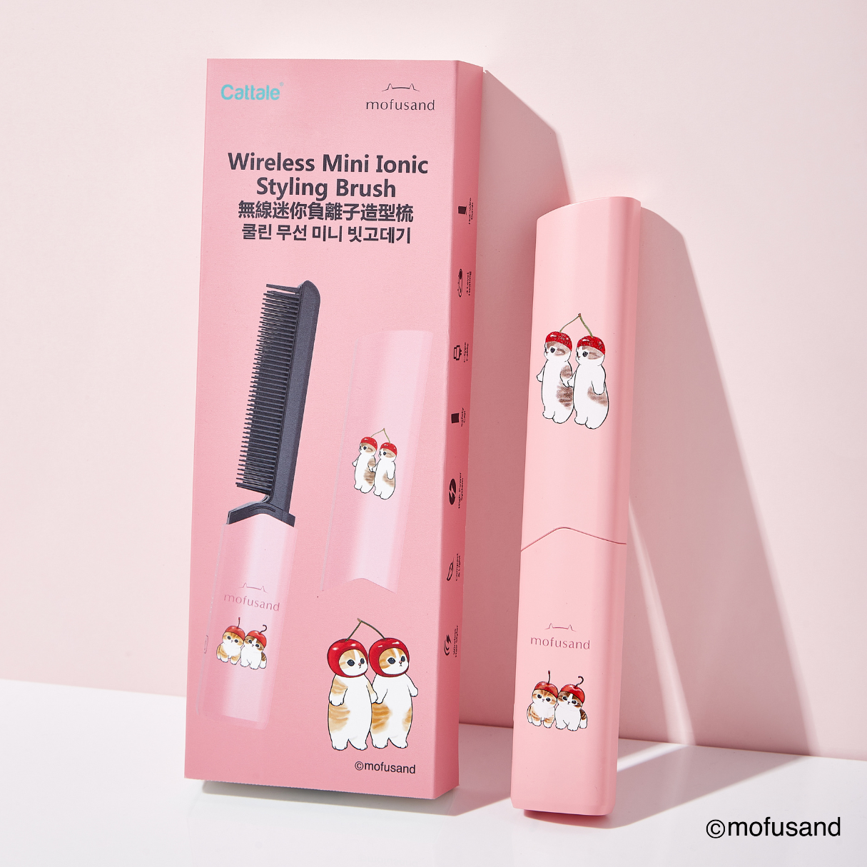 Coolean - CL604 - Korean Wireless Mini Ultra-thin Straightening Brush
