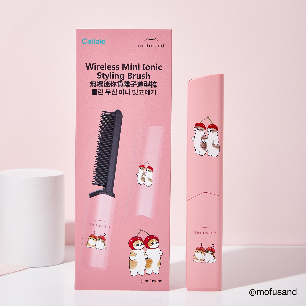 Coolean - CL604 - Korean Wireless Mini Ultra-thin Straightening Brush