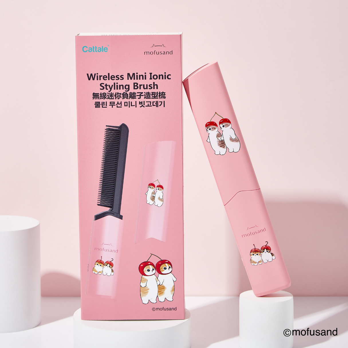 Coolean - CL604 - Korean Wireless Mini Ultra-thin Straightening Brush