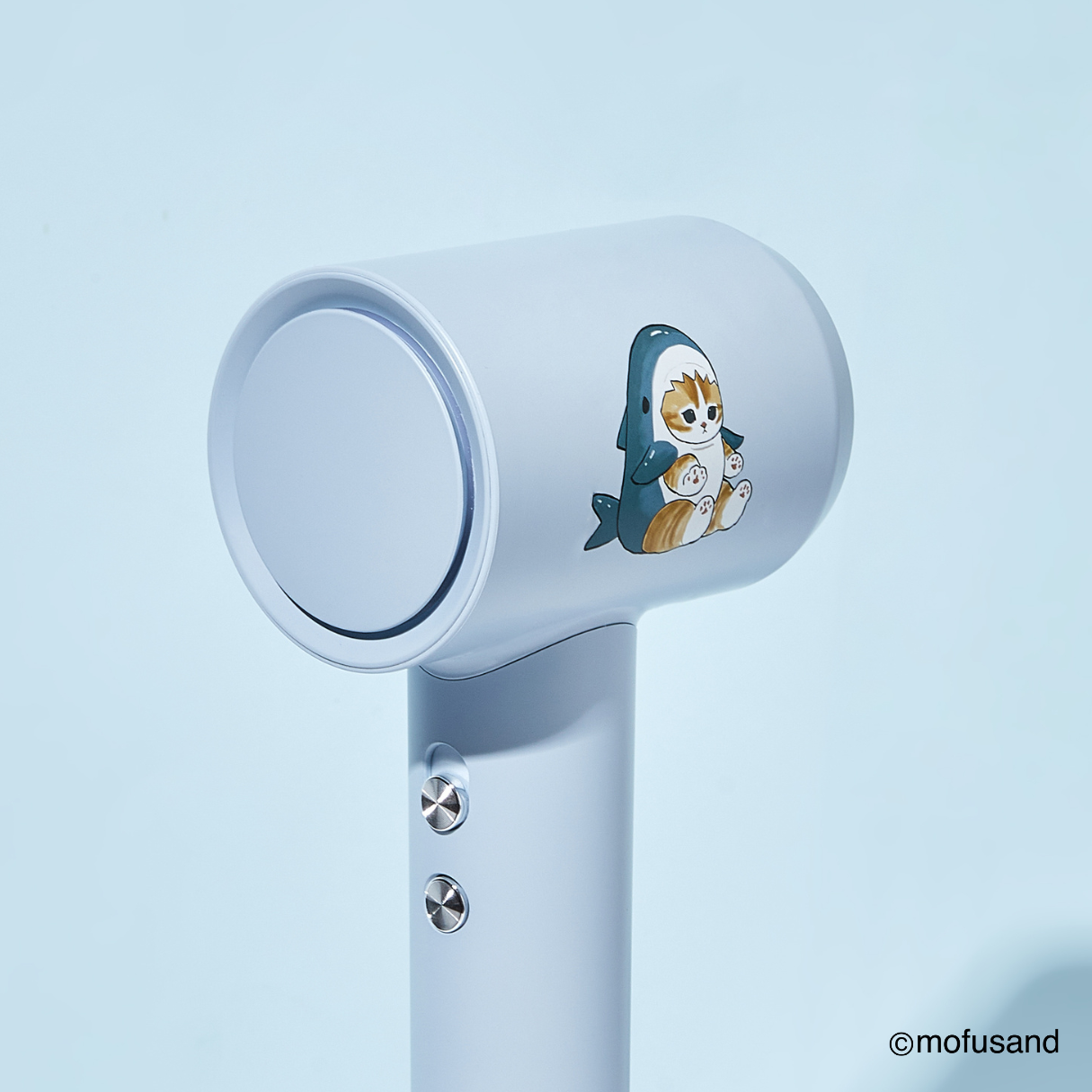 Cattale - mofusand 負離子護髮高速風筒 - 鯊魚貓貓