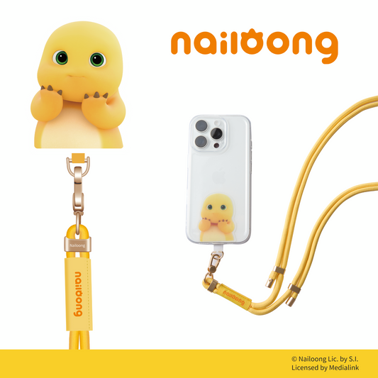 Nailoong 奶龍 - 手機扣環背帶掛繩