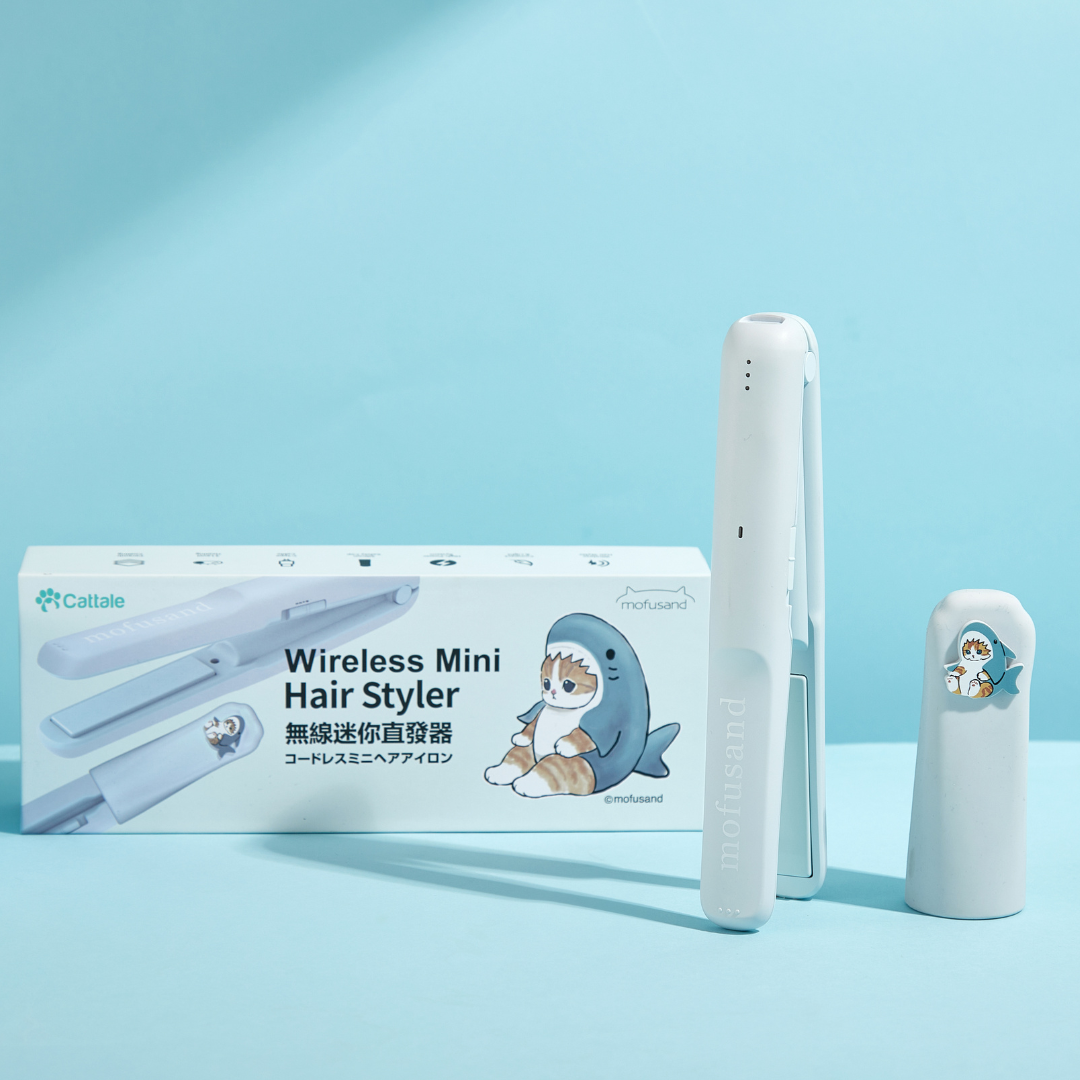 Mofusand Cordless Mini Hair Straightener