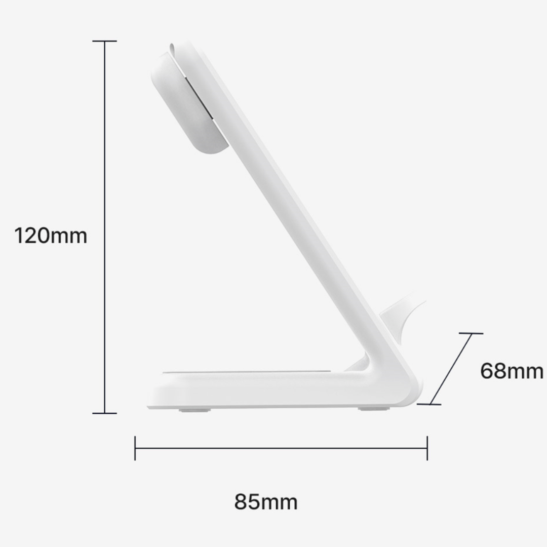 Coolean - SMODO-214 - 15W 3-in-1 Foldable Multi-Function Fast Wireless Charger