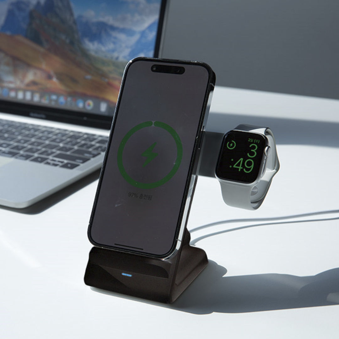 Coolean - SMODO-214 - 15W 3-in-1 Foldable Multi-Function Fast Wireless Charger